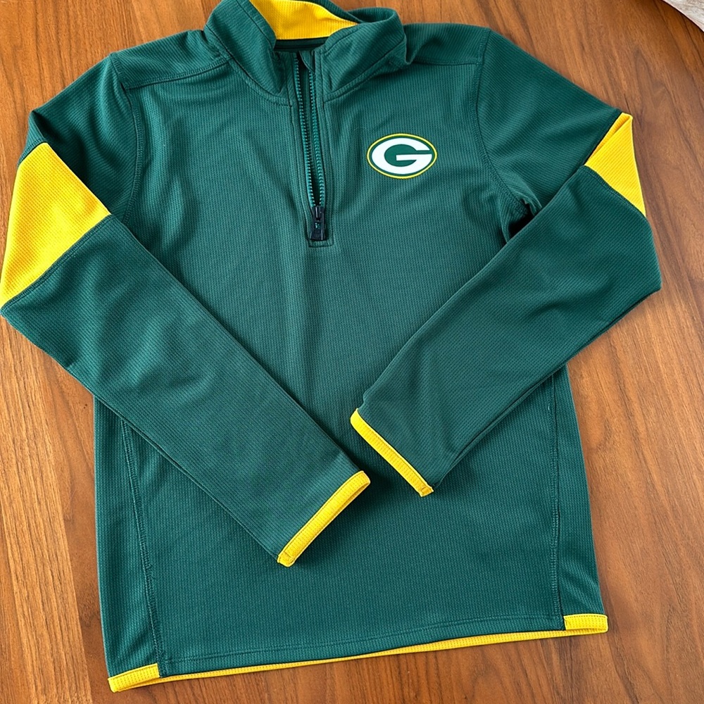 Kids Size M Packers Pullover